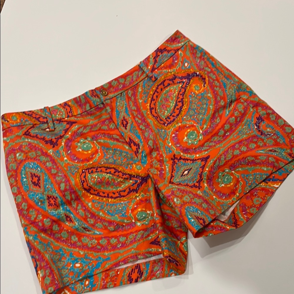 Lauren Ralph Lauren Multicolor Paisley Women Shorts